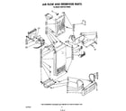 KitchenAid KSRF26DTWH00 air flow and reservoir diagram