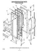 Refrigerator door