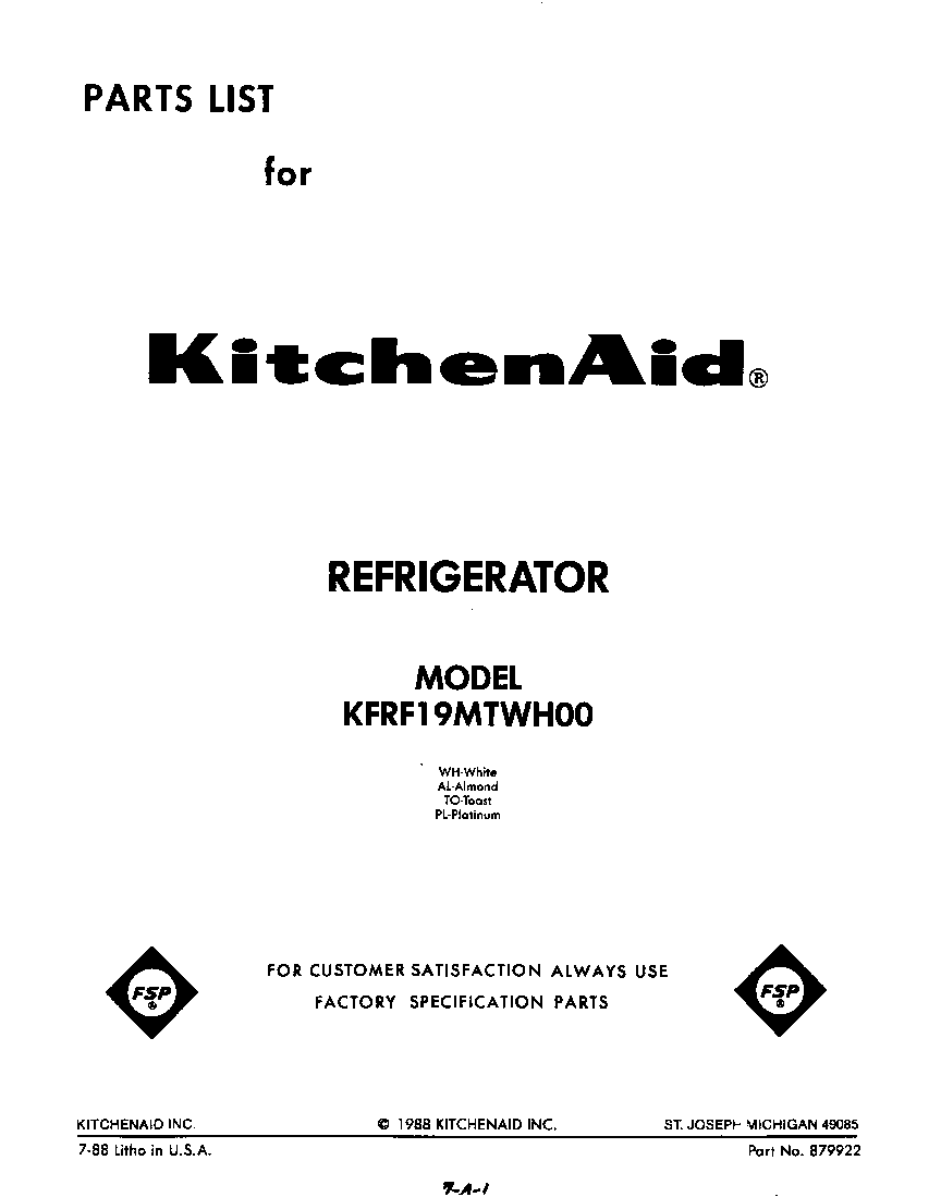 Front cover
