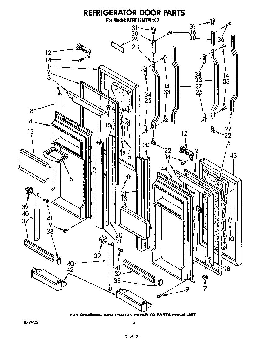 Refrigerator door