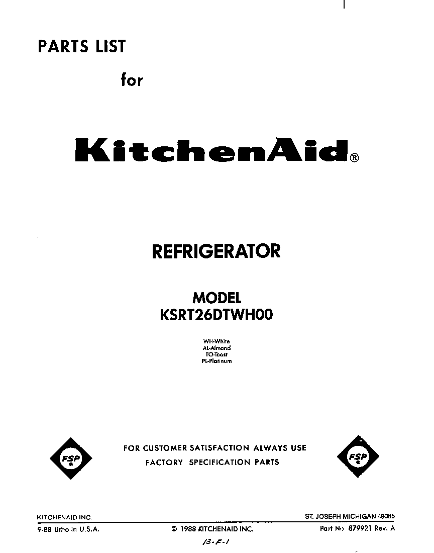 Front cover