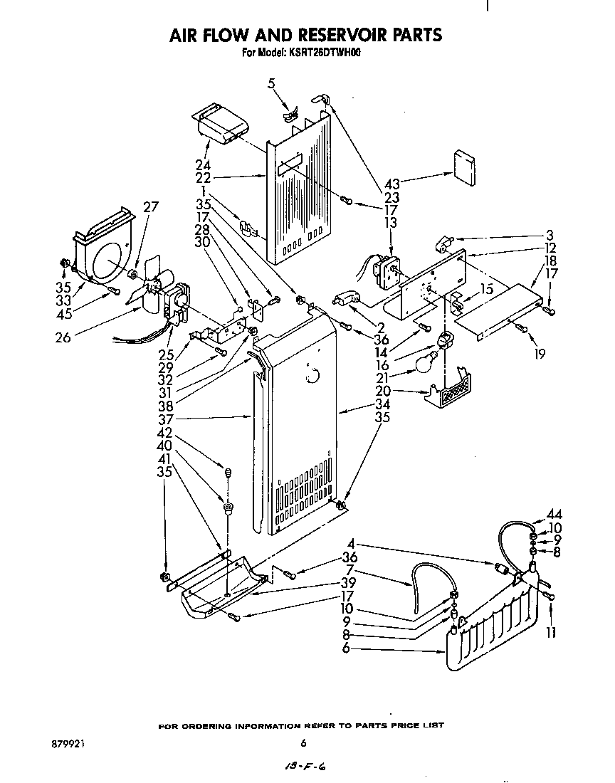 Air flow and reservoir
