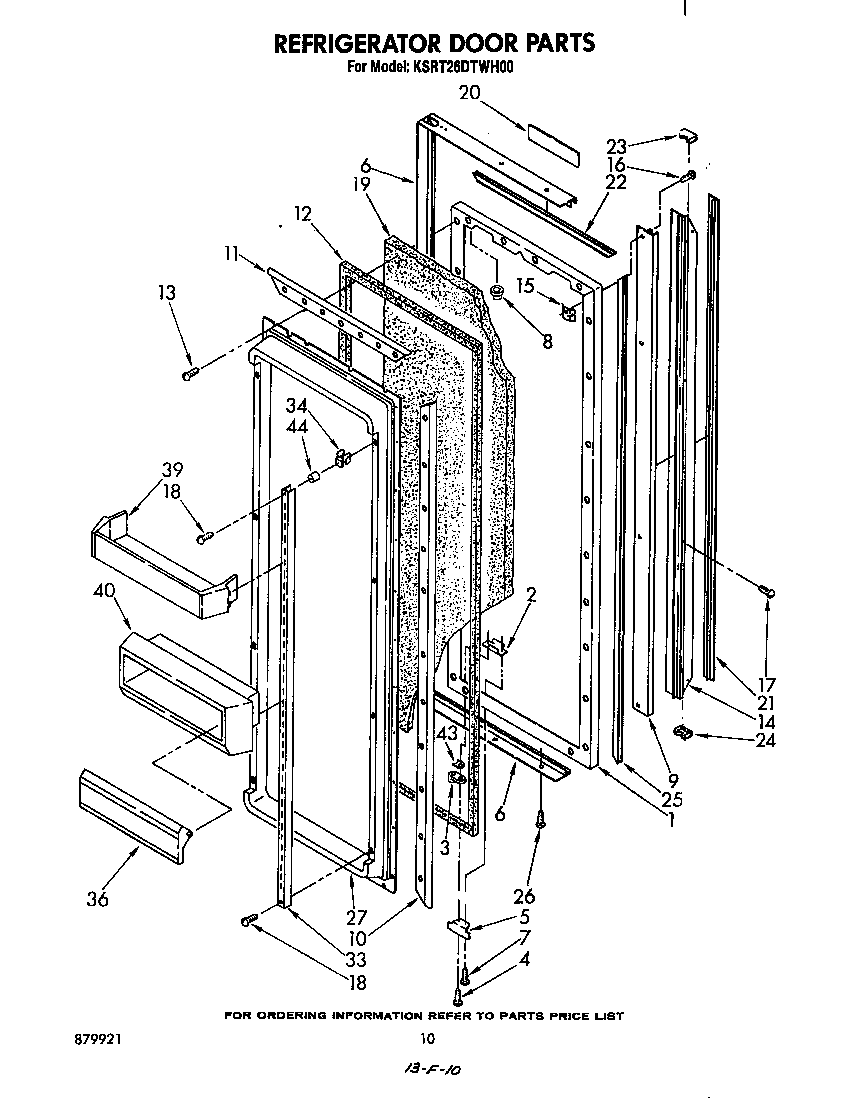 Refrigerator door