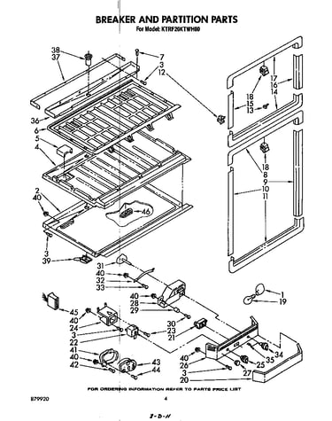 Breaker and partition