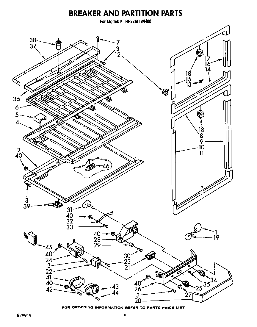 Breaker and partition