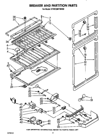 Breaker and partition