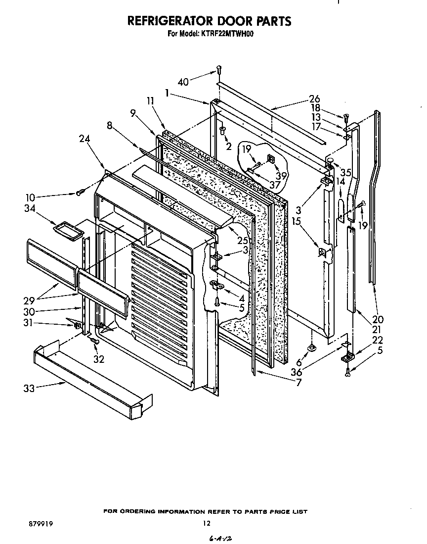 Refrigerator door