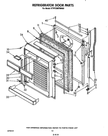 Refrigerator door