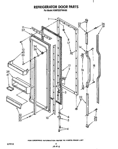 Refrigerator door
