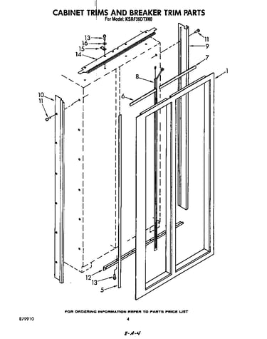 Cabinet trims and breaker trim