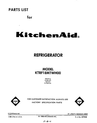 Front cover