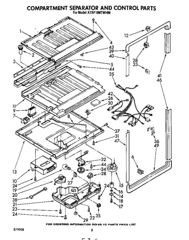 Compartment separator and control