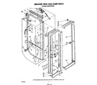 Whirlpool ED22PRXRWR1 breaker trim and liner diagram