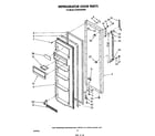 Whirlpool ED22PRXRWR1 refrigerator door diagram