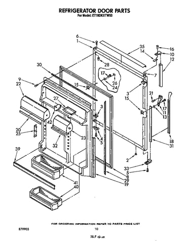 Refrigerator door