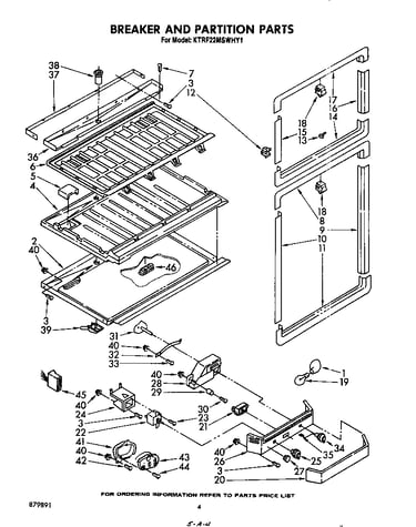 Breaker and partition