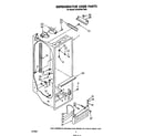 Whirlpool ED25PWXTW00 refrigerator liner diagram