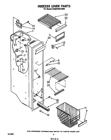 Freezer liner