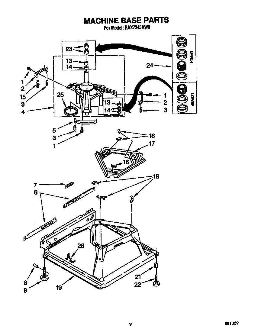 Machine base