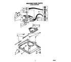 Roper RAX5133AW0 machine base diagram