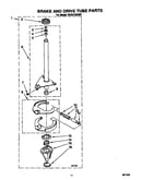 Brake and drive tube