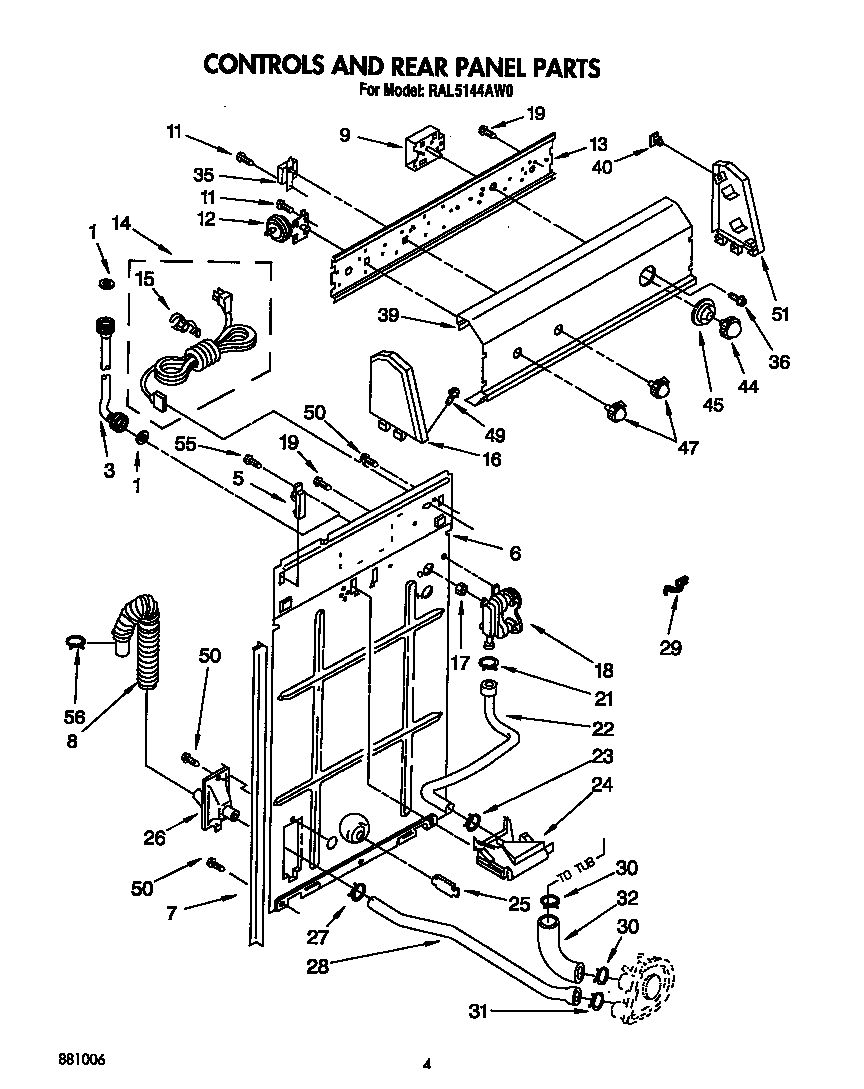 CONTROLS AND REAR PANEL