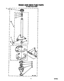 Brake and drive tube