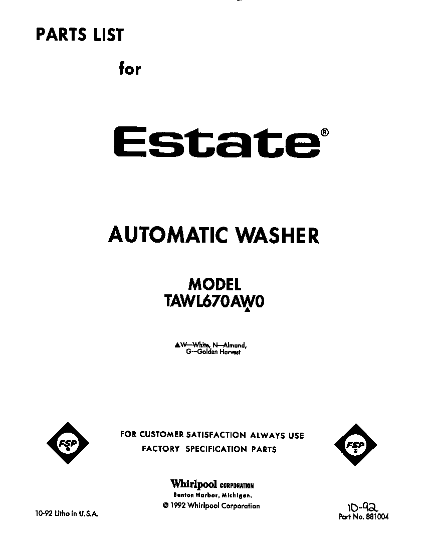 Front cover