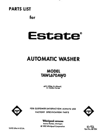 Front cover