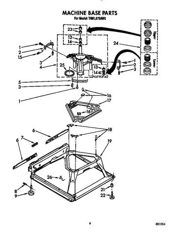 Machine base