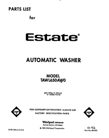 Front cover