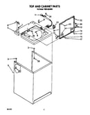 Top and cabinet