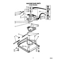 Estate TAWL650AW0 machine base diagram