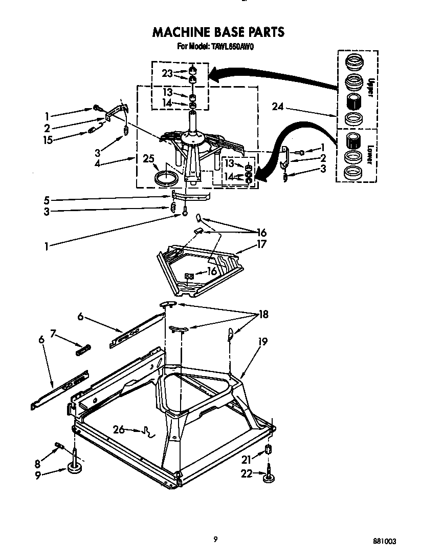 Machine base