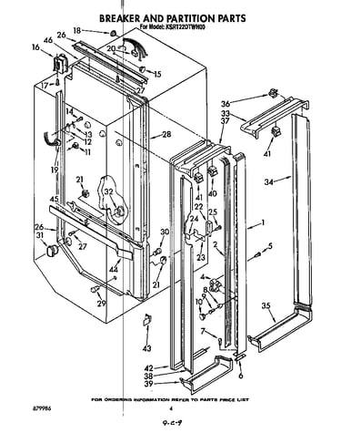 Breaker and partition