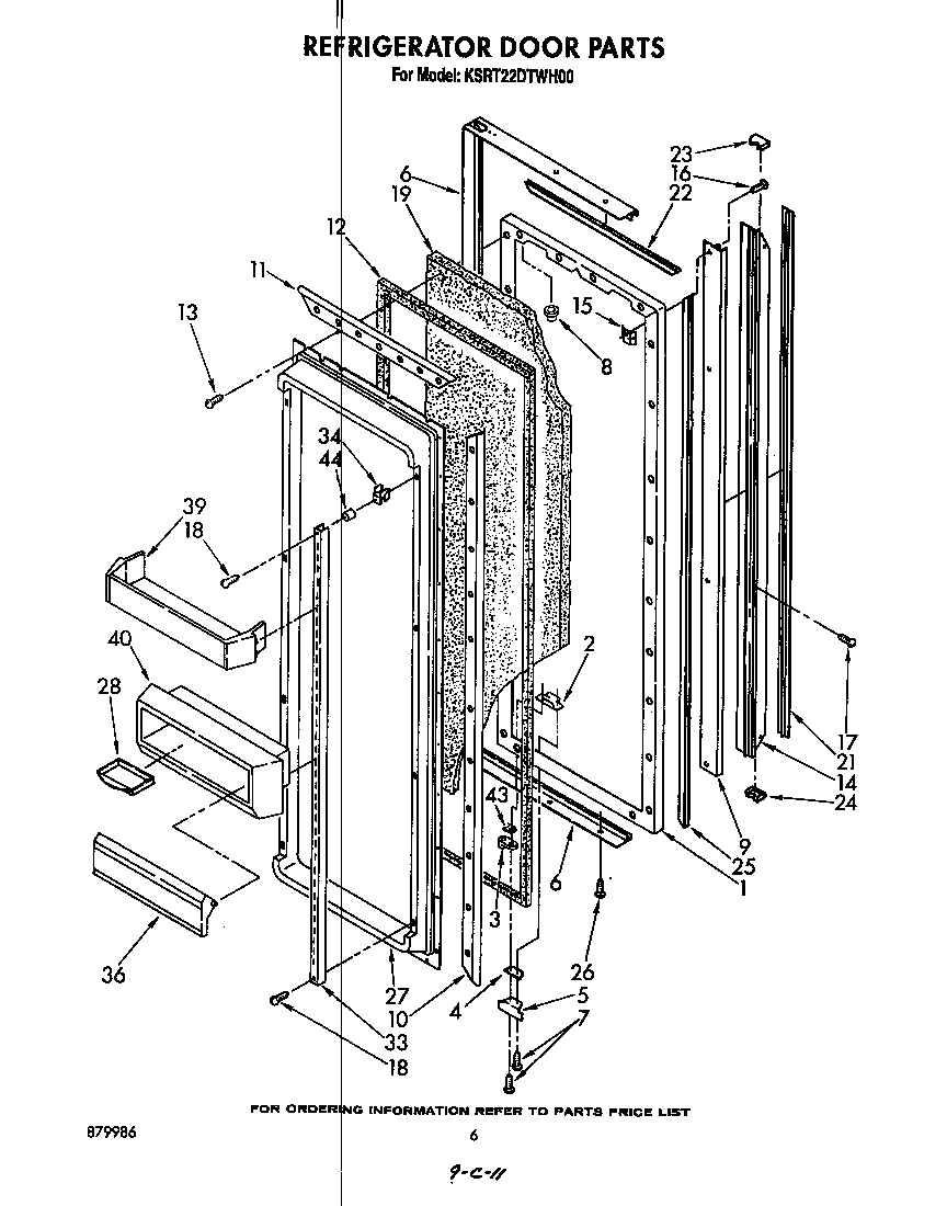 Refrigerator door