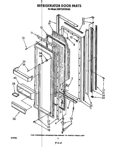 Refrigerator door