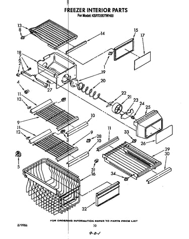 Freezer interior
