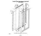 KitchenAid KSRF36DTX01 cabinet trims and breaker trim diagram