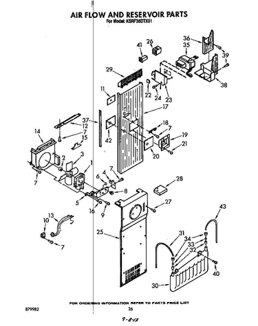 Air flow and reservoir