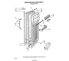 Roper 8624W1B refrigerator door diagram