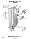 Refrigerator door