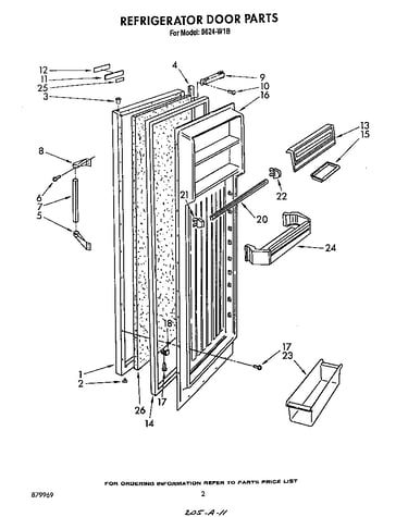 Refrigerator door