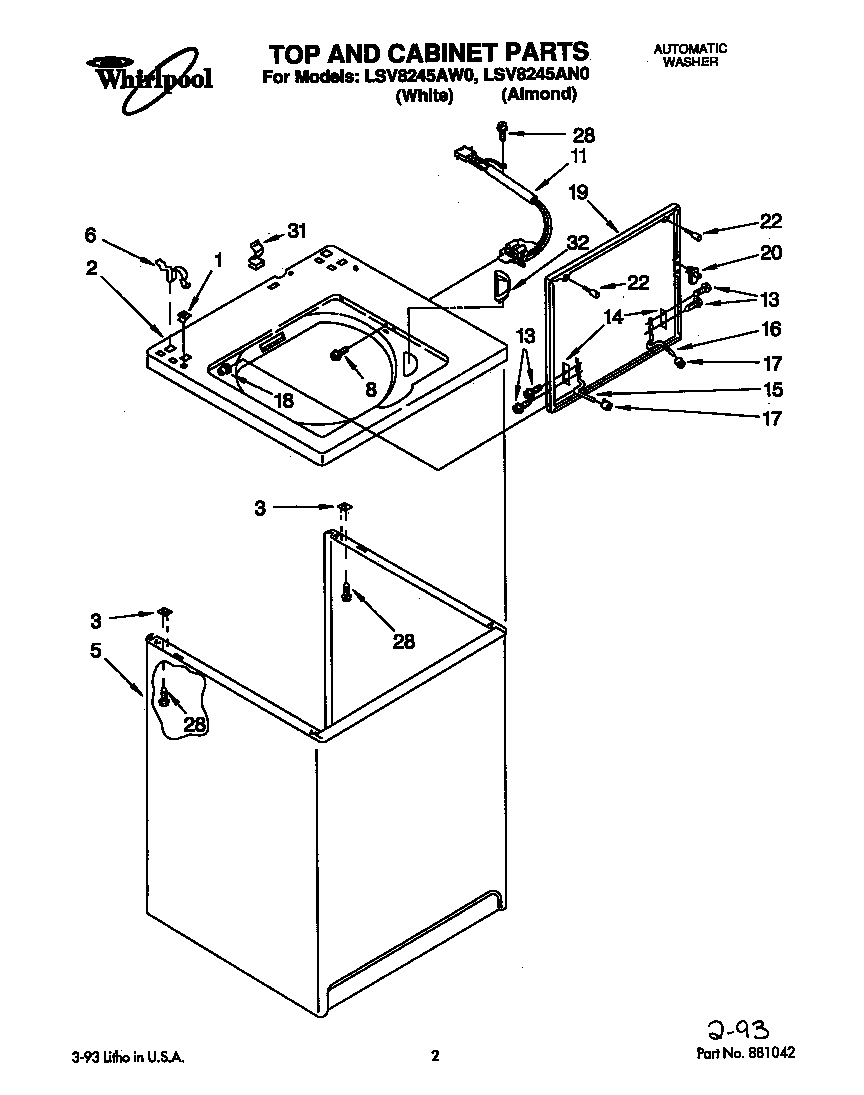 TOP AND CABINET