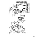 Whirlpool LST9355AW0 machine base diagram