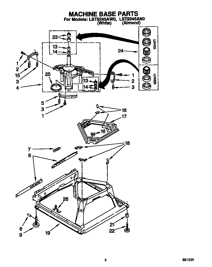 Machine base
