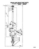 Brake and drive tube
