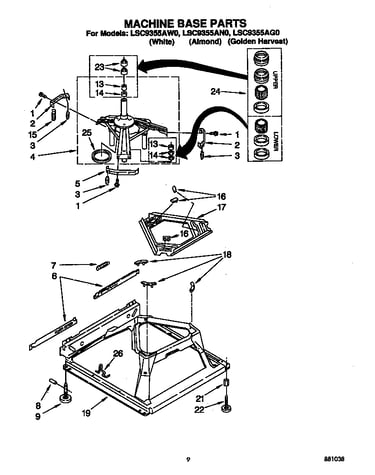 Machine base