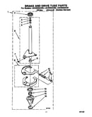 Brake and drive tube