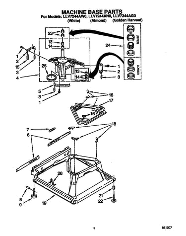 Machine base